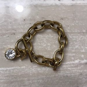 Michael Kors gold padlock bracelet